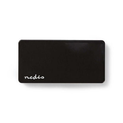 Nedis UHUBU2730BK | Interface Hub USB 2.0 | 7 poorten | Inclusief Adapter | Zwart - Matmuis