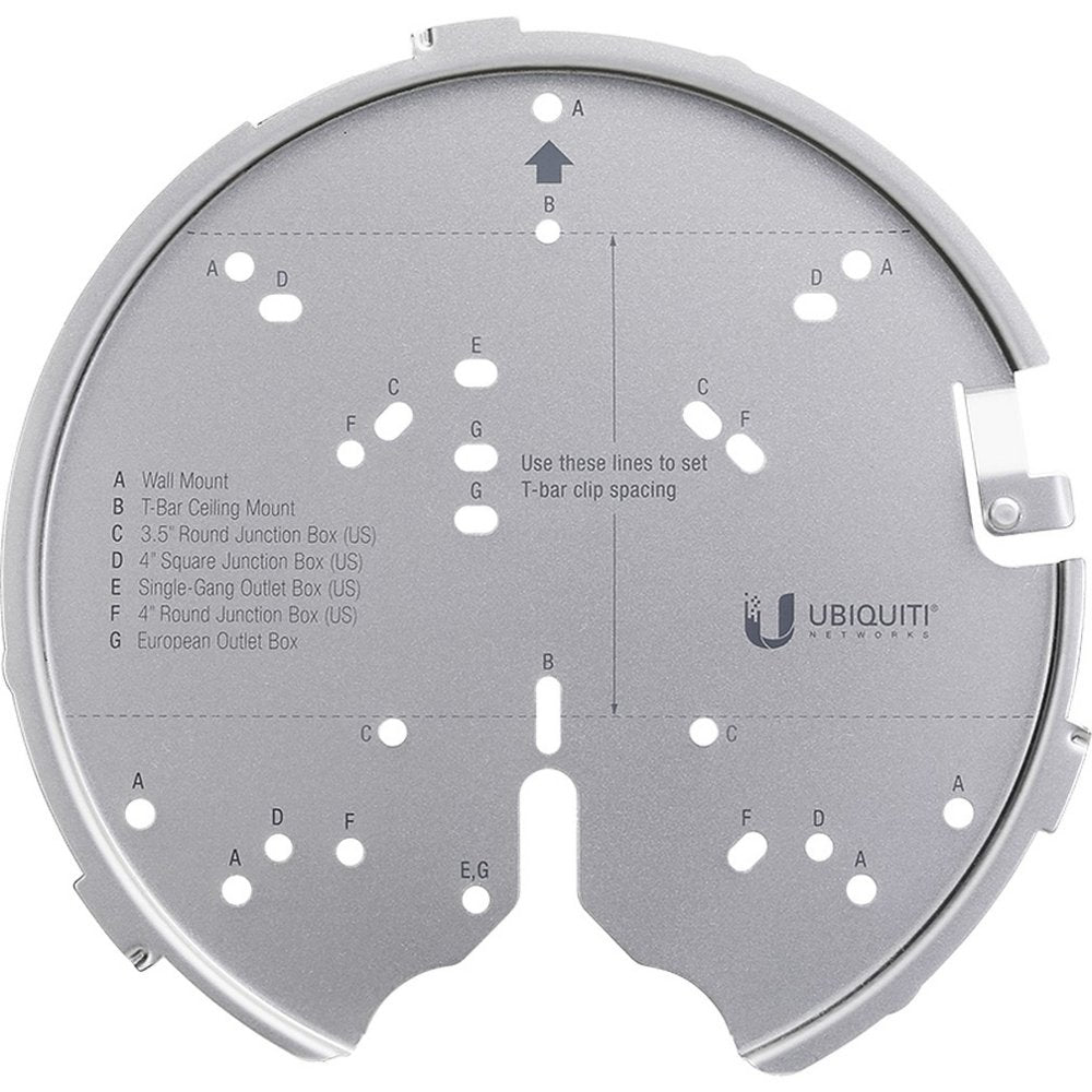 Ubiquiti Networks U-PRO-MP | Montagekit | Voor UniFi Access Points | Wand- en Plafondmontage - Matmuis