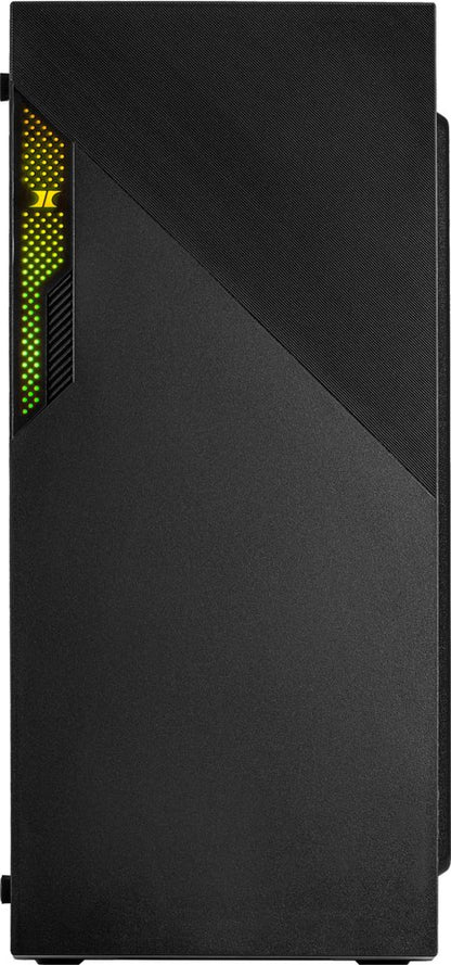 Inter-Tech A-303 Slant | Midi Tower | Zwart - Matmuis