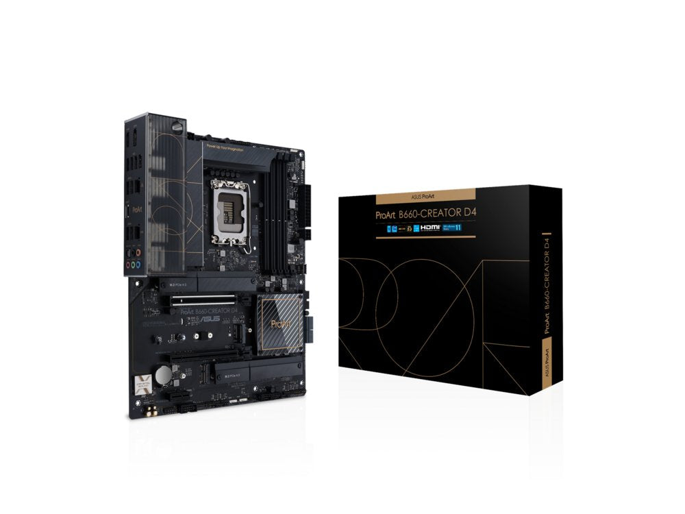 ASUS PROART B660-CREATOR D4 | Socket LGA 1700 | Intel B660 | 4xDDR4 | ATX | Moederbord - Matmuis - Matmuis