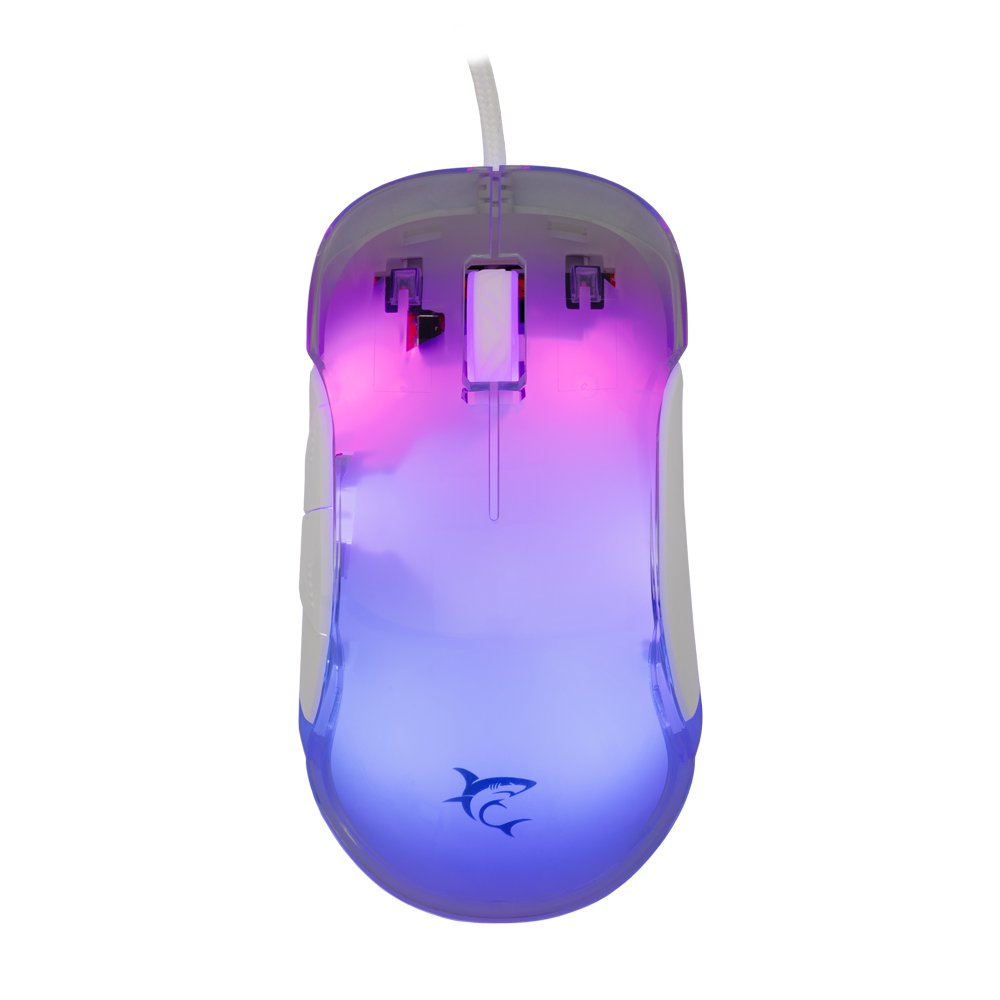 White Shark Mordred-W | Gaming Muis | 825 Chipset | RGB Verlichting | 12.800 DPI | Wit - Matmuis - Matmuis