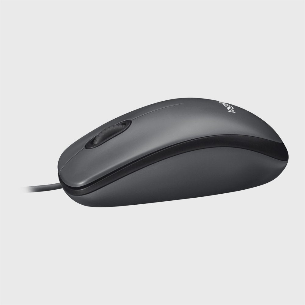 Logitech M100 | Bekabelde Muis | Links- en Rechtshandig | USB-A | 1000 DPI | Zwart - Matmuis - Matmuis