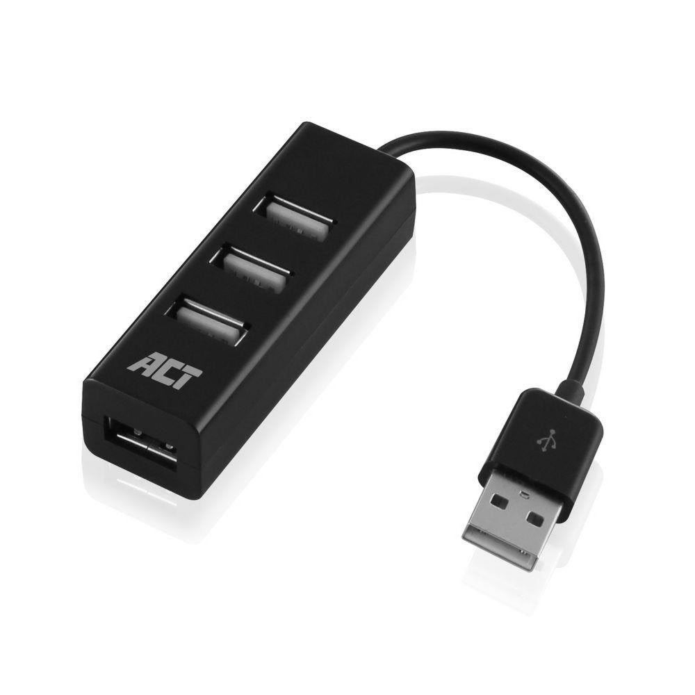 ACT AC6205 | USB 2.0 Interface Hub | 480 Mbps | Zwart - Matmuis