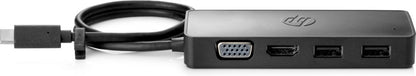 HP 235N8AA | Travel Hub G2 | USB-C | Zwart - Matmuis - Matmuis