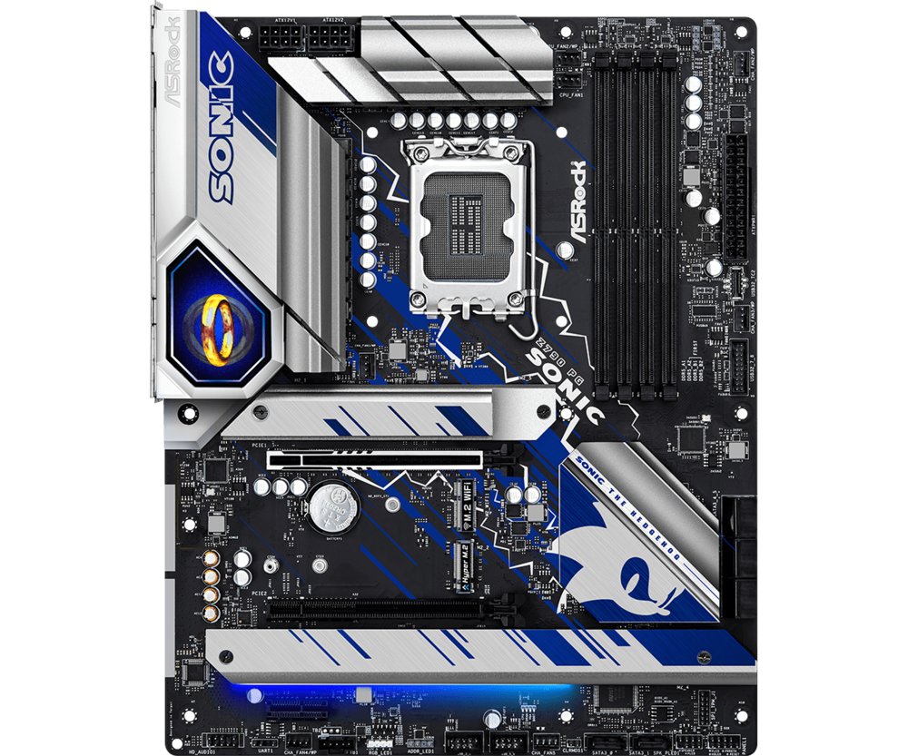 Asrock Z790 PG SONIC | Socket LGA 1700 | Intel B760 | 4xDDR5 | Micro-ATX | Moederbord - Matmuis - Matmuis