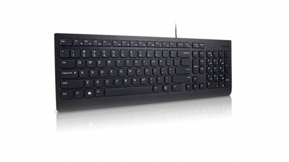 Lenovo Keyboard QWERTY | USB aansluiting | Bulk verpakking | Zwart | Gereviseerd model (resprayed) - Matmuis - Matmuis