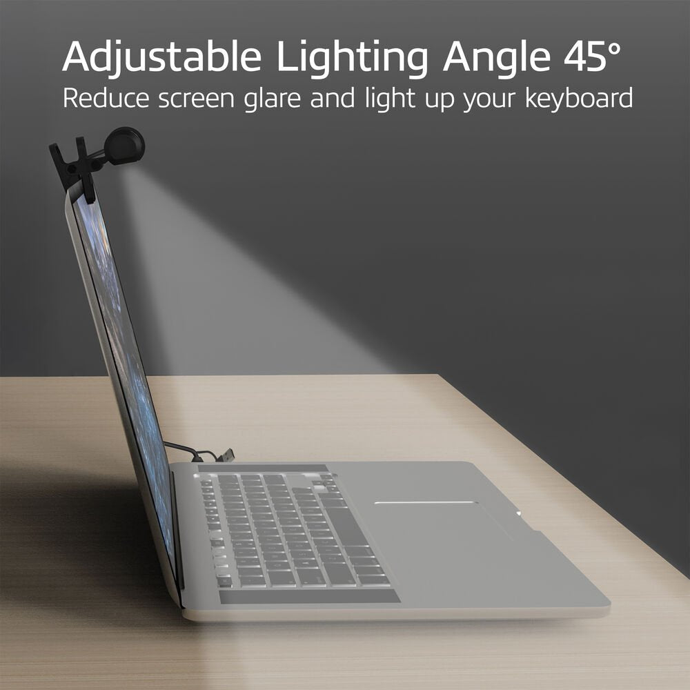ACT AC8050 | Clip-on Laptop LED-lamp | Dimbaar | Voeding via USB - Matmuis - Matmuis