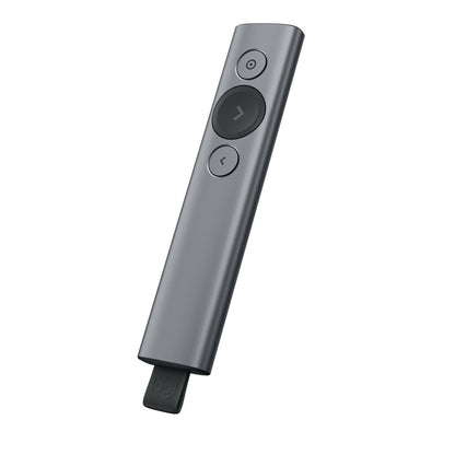 Logitech Spotlight | Draadloze Presenter | Bluetooth/RF | Grijs