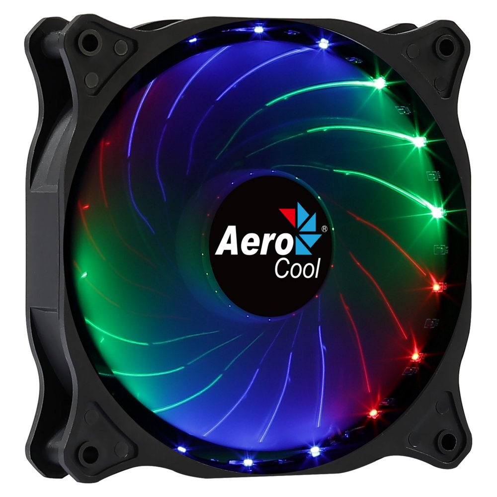 Aerocool Cosmo 12 | 120mm Case Fan | RGB | 23.9 dB | Zwart - Matmuis - Matmuis