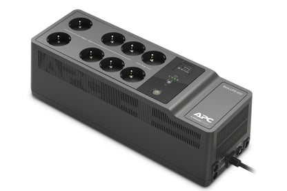 APC Back-UPS BE650G2-GR | 650 VA / 400 W | 8x Schuko Stopcontacten | 1x USB-A Oplaadpoort | LED-statusindicator | Vervangbare Batterij | Compacte Tower UPS - Matmuis - Matmuis