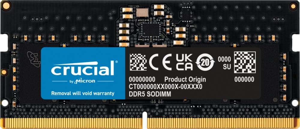 Crucial | 1x8GB DDR5 | 5600MHz | SODIMM | CL46 | Geheugenmodule | RAM - Matmuis - Matmuis