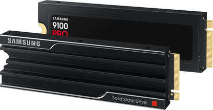 Samsung 9100 PRO | 2TB NVMe SSD | M.2 | Gen5 | 14.700MB/s Lezen | 13.400MB/s Schrijven | Heatsink