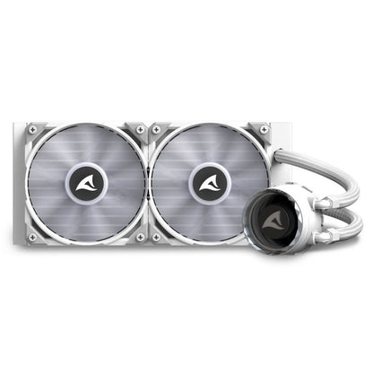 Sharkoon S80 RGB 240mm | White Edition | All-in-One CPU Waterkoeler - Matmuis - Matmuis