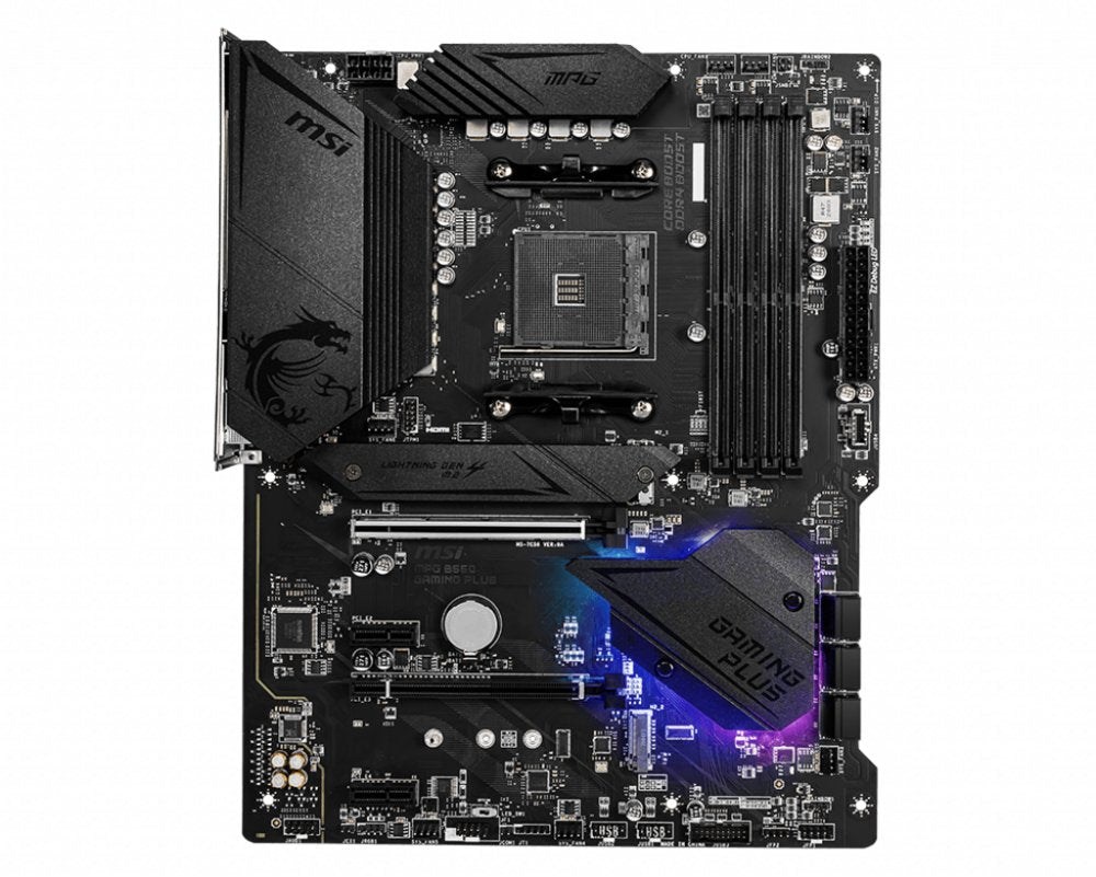MSI MPG B550 Gaming Plus | Socket AM4 | Intel B550 | 4xDDR4 | ATX | Moederbord - Matmuis - Matmuis