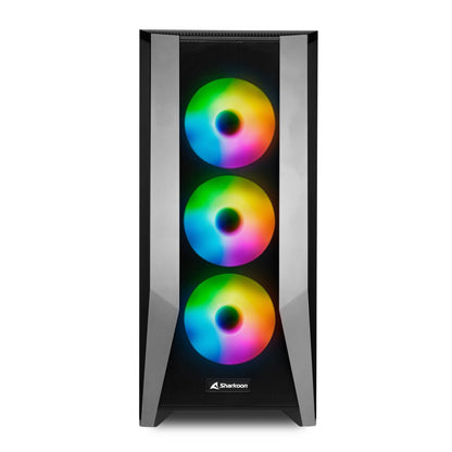 Sharkoon TG7M RGB | Midi Tower Case | Zwart - Matmuis