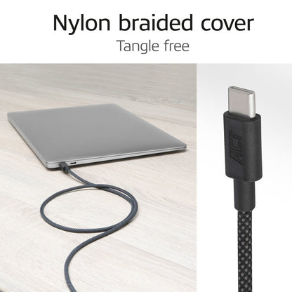 ACT AC3086 | USB 2.0 Kabel | USB-C naar USB-C | 240W | 480Mbps | Zwart | 1 Meter - Matmuis - Matmuis