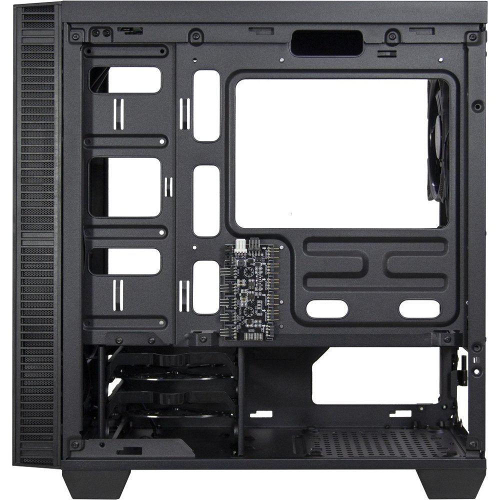 Inter-Tech X-608 Infinity | Micro Tower Behuizing | Zwart - Matmuis