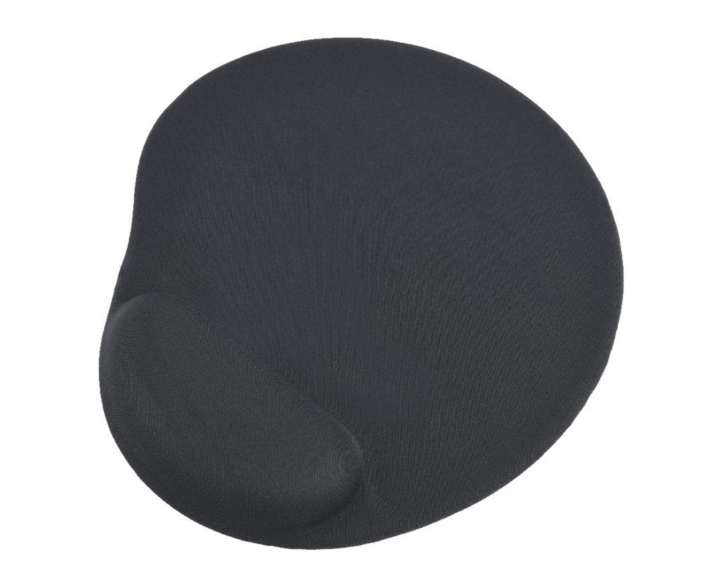 Gembird MP-GEL-BLACK | Ergonomische Muismat | Zwart - Matmuis