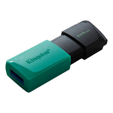 Kingston DataTraveler Exodia M | 256GB USB-A 3.2 Flash Drive | Zwart/Turkoois - Matmuis - Matmuis