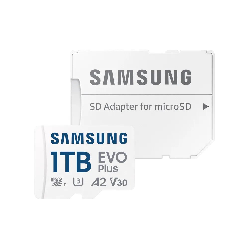 Samsung EVO Plus | MicroSDXC | 1TB | Class 10 | UHS-I U3 | V30 | A2 | Tot 160MB/s | Inclusief SD-adapter - Matmuis - Matmuis