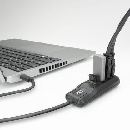 ACT AC6420 | USB 3.2 Gen 1 (3.1 Gen 1) Type-C Interface Hub | 5000 Mbit/s | Zwart - Matmuis - Matmuis