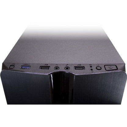 Inter-Tech Thunder Blue Light | Midi Tower Case | Zwart | RENEWED - Matmuis