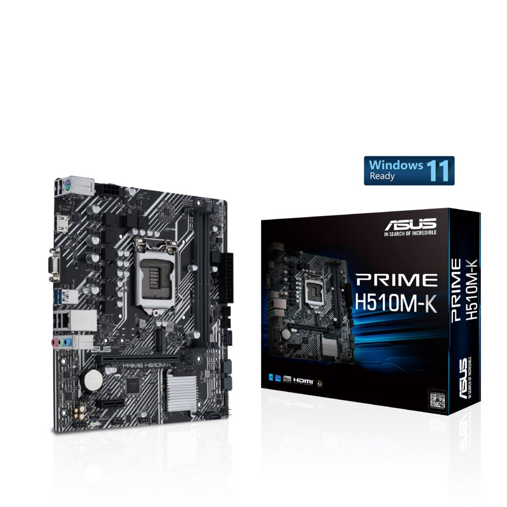 ASUS PRIME H510M-K | Socket LGA 1200 | Intel H510 | Micro-ATX | Moederbord - Matmuis - Matmuis