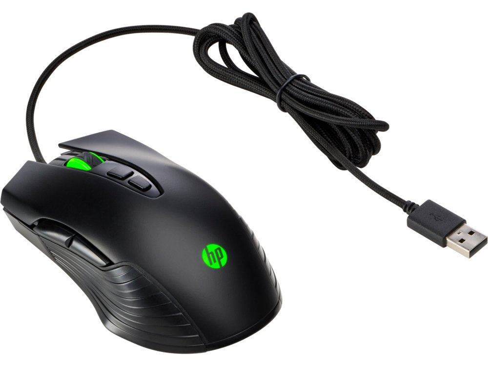 HP X220 | Bedrade Gaming Muis | Links- en Rechtshandig | USB-A | 3600 DPI | Zwart - Matmuis - Matmuis
