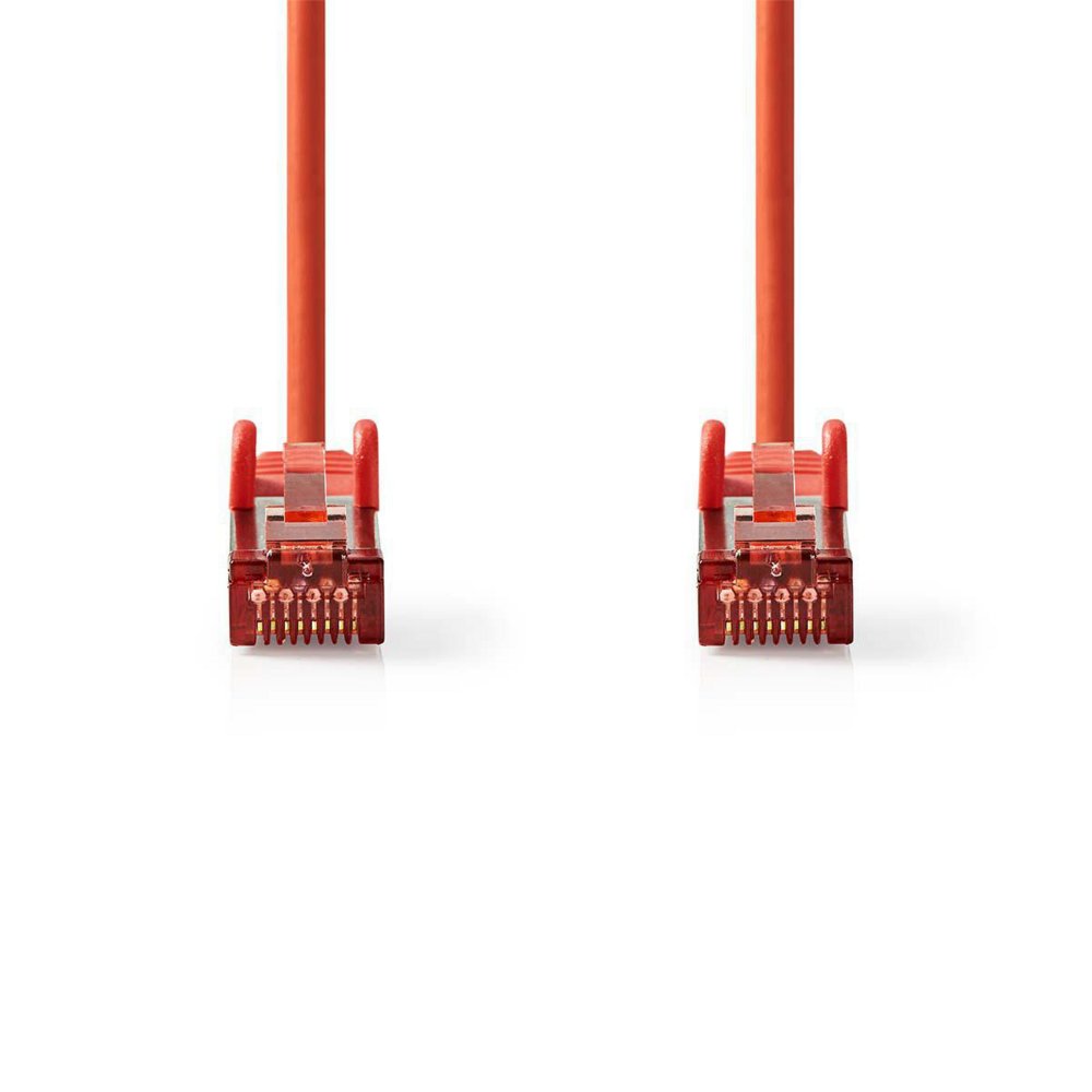 Nedis netwerkkabel | Cat6 | S/FTP (S-STP) | 2 m | Rood | CCGP85221RD20 - Matmuis - Matmuis