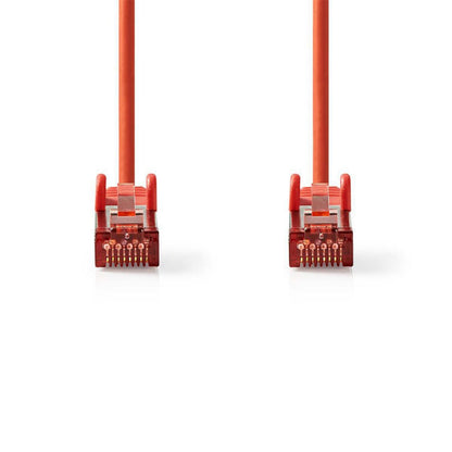 Nedis netwerkkabel | Cat6 | S/FTP (S-STP) | 2 m | Rood | CCGP85221RD20 - Matmuis - Matmuis