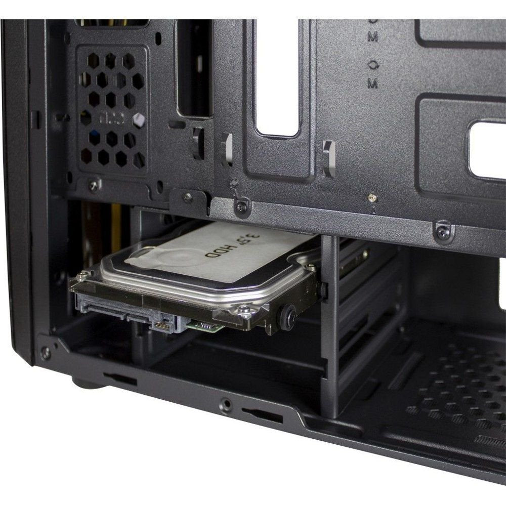 Inter-Tech Thunder Blue Light | Midi Tower Case | Zwart | RENEWED - Matmuis
