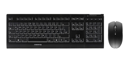 CHERRY B.Unlimited 3.0 | Draadloze Muis en Toetsenbordcombo | QWERTY | Zwart - Matmuis - Matmuis