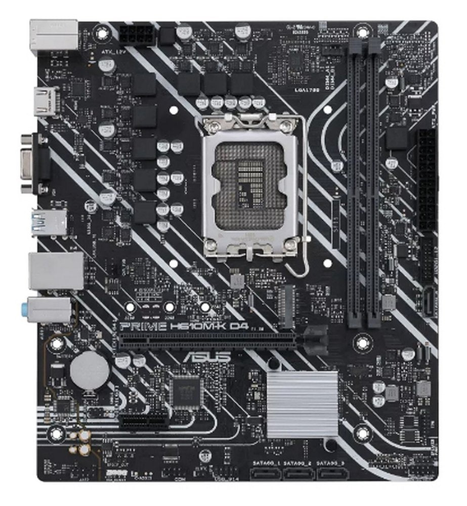 ASUS PRIME H610M-K | Socket LGA 1700 | Intel H610 | 2xDDR4 | Micro-ATX | Moederbord - Matmuis - Matmuis