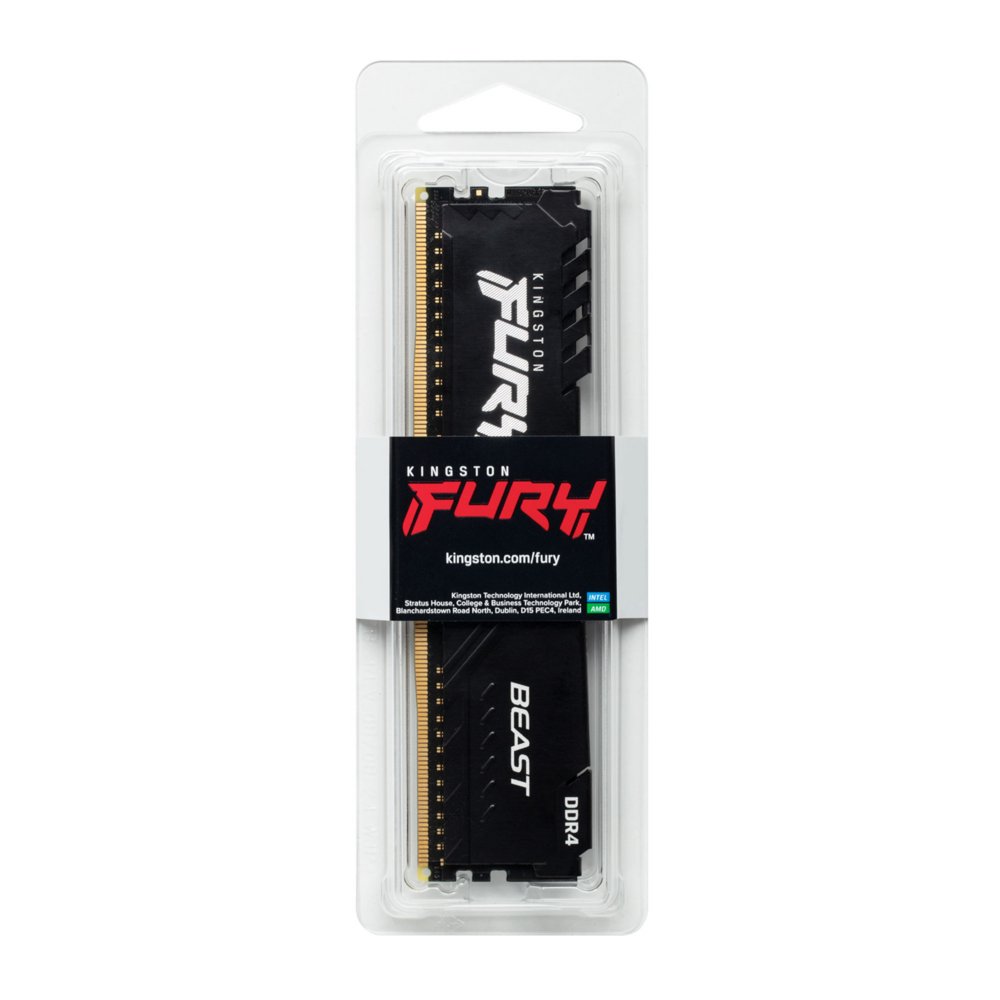 Kingston Fury Beast | 1x16GB DDR4 | 3600MHz | DIMM | CL18 | Geheugenmodule | RAM