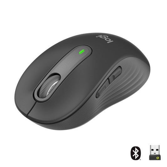 Logitech Signature M650 | Draadloze Muis | RF-Draadloos + Bluetooth | 1000 DPI | Grafiet - Matmuis - Matmuis