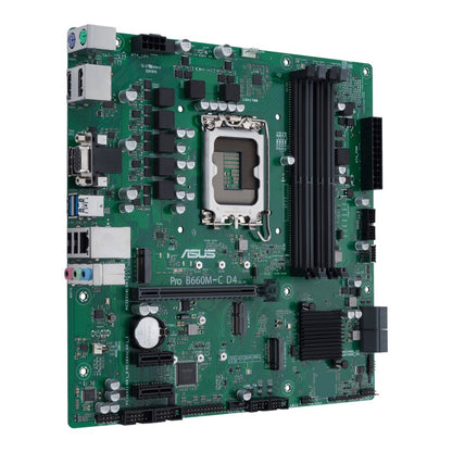 ASUS PRO B660M-C D4-CSM | Socket LGA 1700 | Intel B660 | 4xDDR4 | Micro-ATX | Moederbord - Matmuis - Matmuis