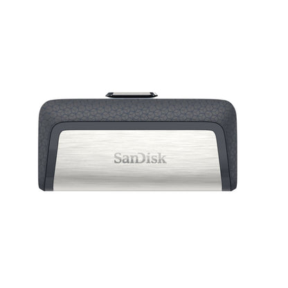 SanDisk Ganda UltraType | 256GB USB-C 3.2 & USB-A 3.2 Flash Drive | Zilver - Matmuis