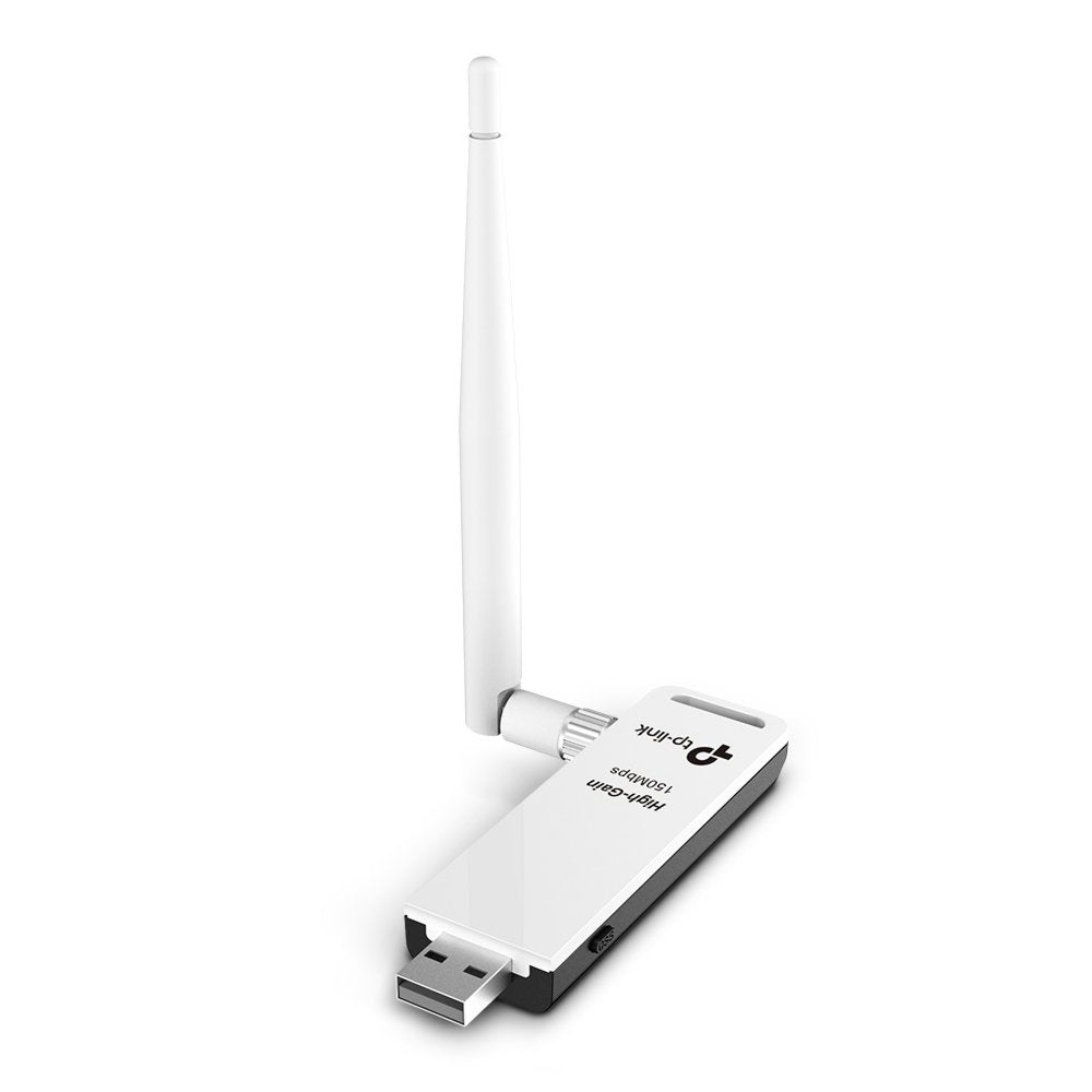 TP-Link TL-WN722N | Wi-Fi 4 USB-adapter | 150 Mbps | 2,4 GHz | USB 2.0 | Zwart - Matmuis