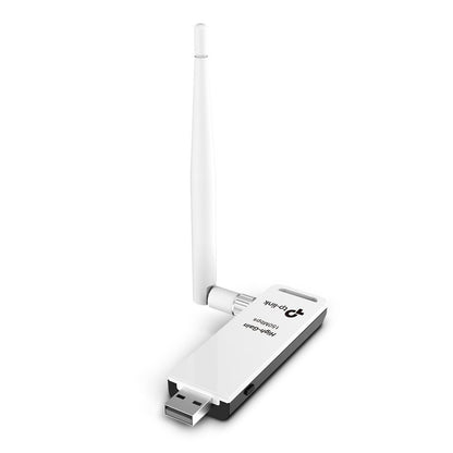 TP-Link TL-WN722N | Wi-Fi 4 USB-adapter | 150 Mbps | 2,4 GHz | USB 2.0 | Zwart - Matmuis
