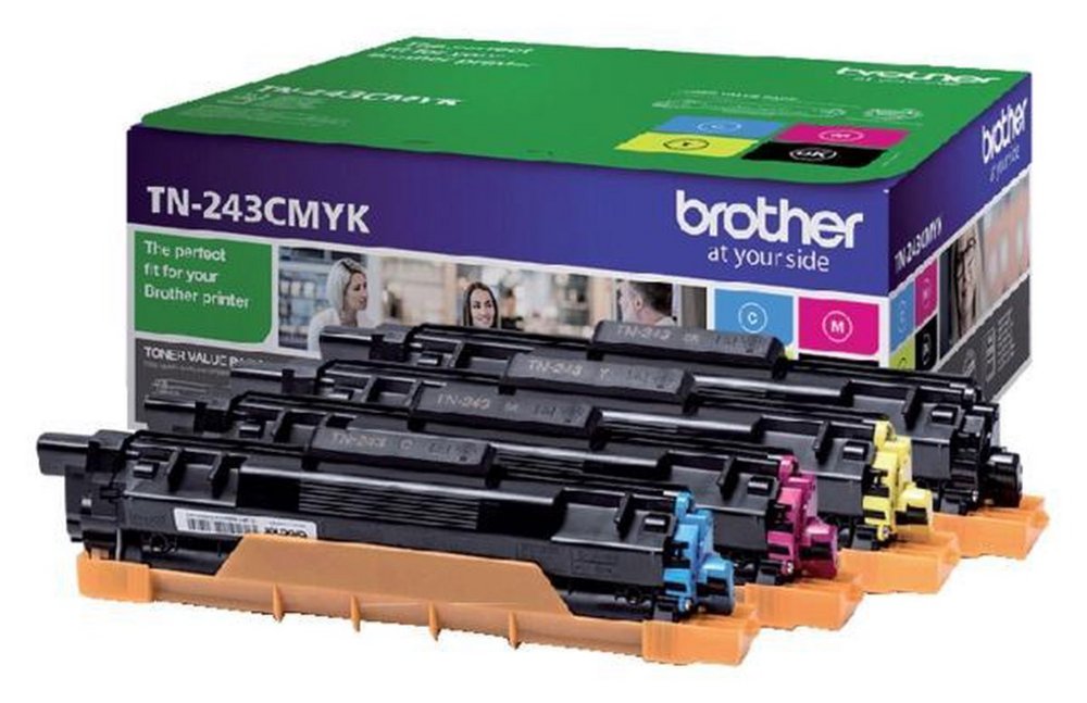 Brother TN-243CMYK | Tonercartridge | Origineel | Zwart, Cyaan, Magenta, Geel | 1 stuk - Matmuis