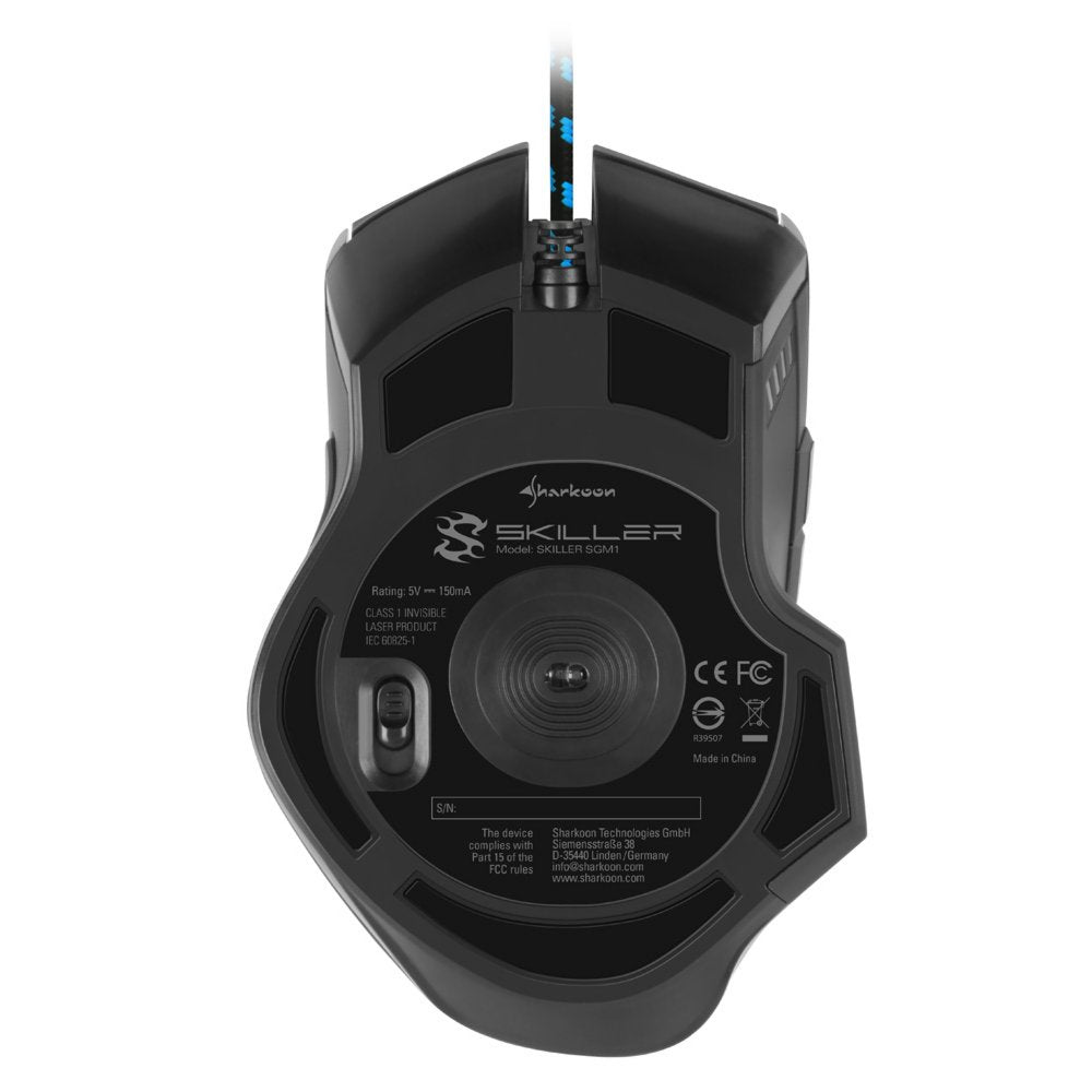 Sharkoon Skiller SGM1 | Draadloze Muis | USB-A | 10.800 DPI | Zwart - Matmuis - Matmuis
