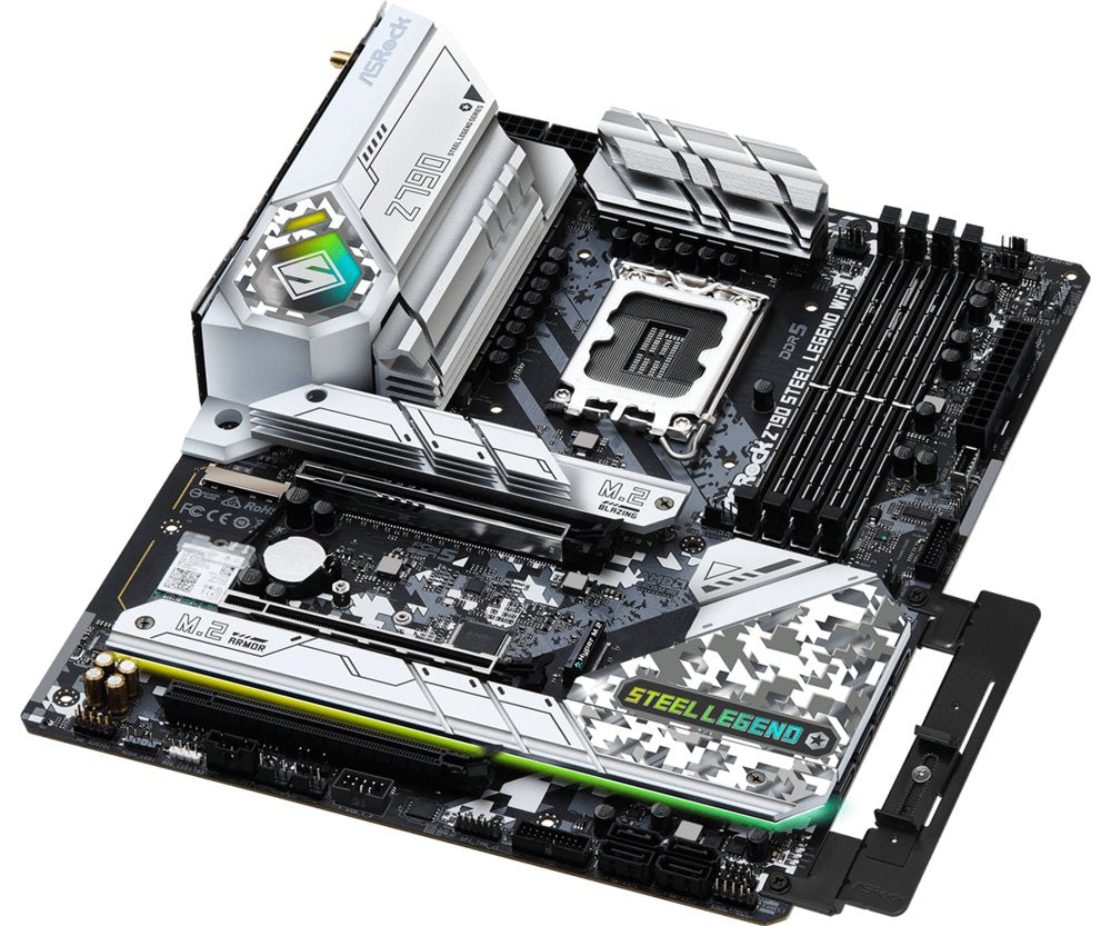 Asrock Z790 Steel Legend WiFi | Socket LGA 1700 | Intel Z790 | 4xDDR5 | ATX | Moederbord - Matmuis - Matmuis