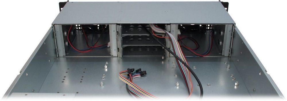 Inter-Tech IPC 2U-20248 | Server Rack Case | Zwart - Matmuis