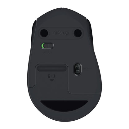 Logitech M280 | Draadloze Muis | Rechtshandig | RF | 1000 DPI | Zwart - Matmuis - Matmuis