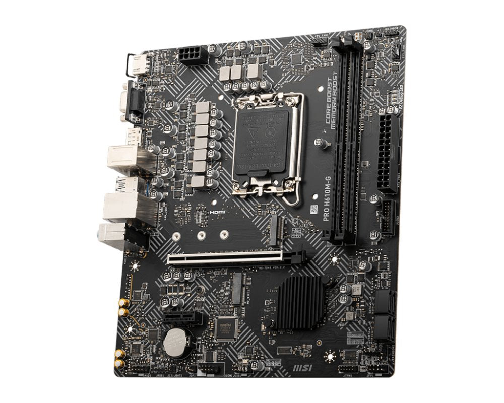MSI PRO H610M-G | Moederbord Micro-ATX | LGA 1700 | DDR4 - Matmuis