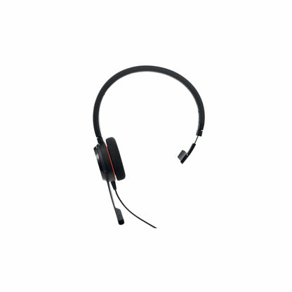 Jabra Evolve 20 UC | Bedrade On-ear Mono Headset | USB-A | Zwart - Matmuis - Matmuis