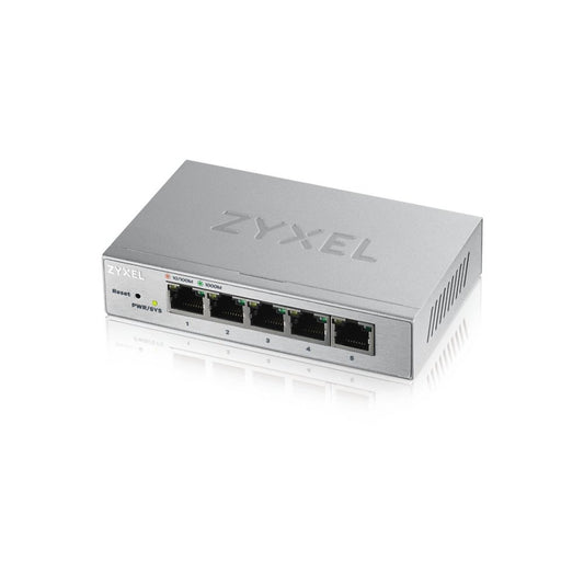 Zyxel GS1200-5 | Managed Switch | 5 Poorten | Gigabit Ethernet (10/100/1000 Mbps) | Zilver - Matmuis