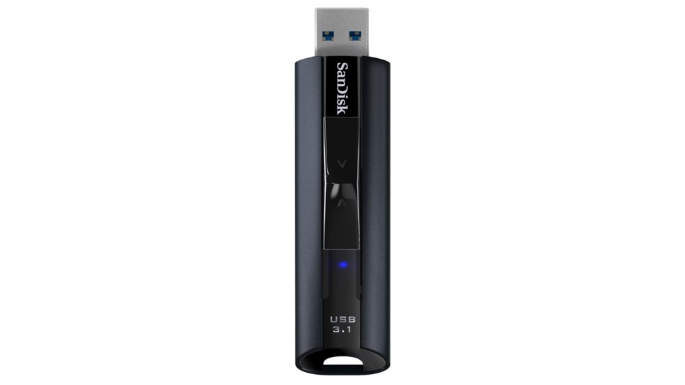 SanDisk Extreme Pro | 128GB USB-A 3.2 Flash Drive | Zwart