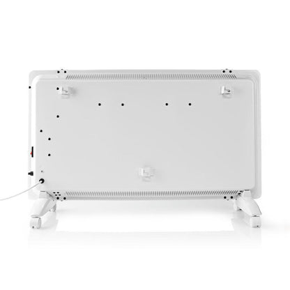 Nedis WIFIHTPL20FWT | Slimme Wi-Fi convectorkachel | 2000 W | Glazen frontpaneel | IP24 | Wit
