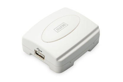 Digitus DN-13003-2 Print Server | 1x USB 2.0 | 1x RJ45 10/100 Mbps | TCP/IP, IPX/SPX, NetBEUI, AppleTalk